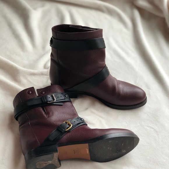 Chloé Double Buckle Moto Boot - Picture 3 of 8